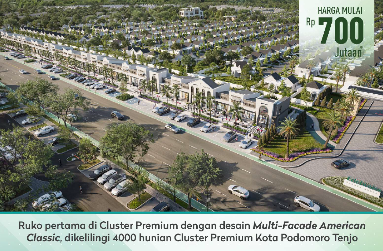 ruko kota podomor tenjo jual ruko murah tangerang investasi properti tangerang