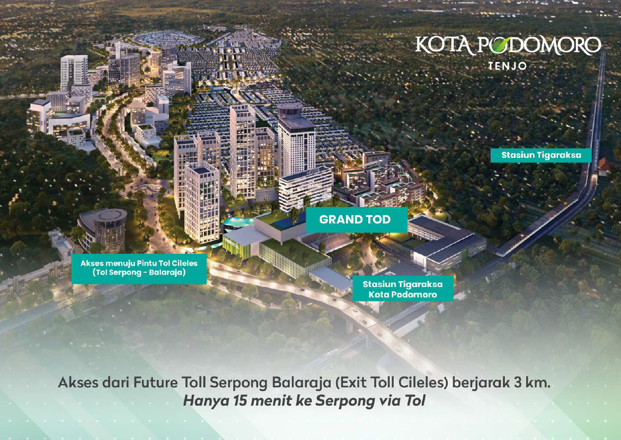 ruko kota podomor tenjo jual ruko murah tangerang investasi properti tangerang