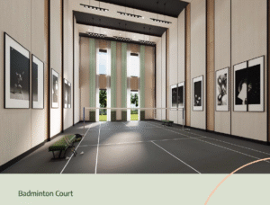 lapangan badminton kota podomoro tenjo club house